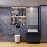 Cobalt Blue Bathroom Design